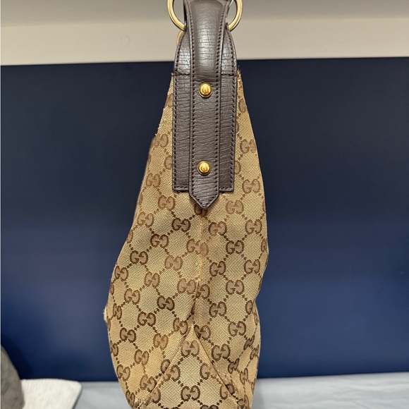 Gucci Monogram Medium Horsebit Chain Hobo - Picture 3 of 16